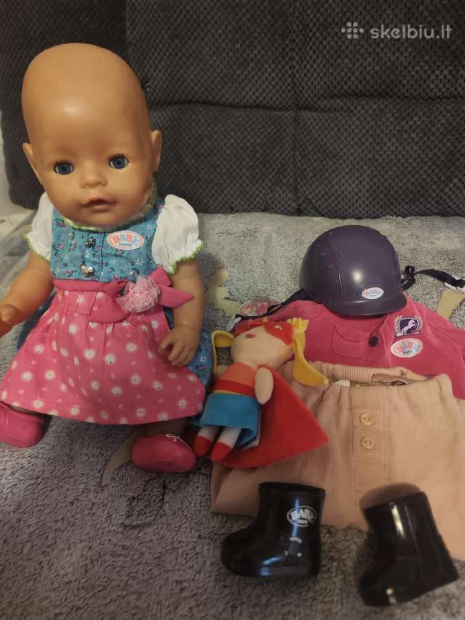 Baby born lėlė su papildomais rūbeliais ( su arkli - nuotraukos Nr. 6