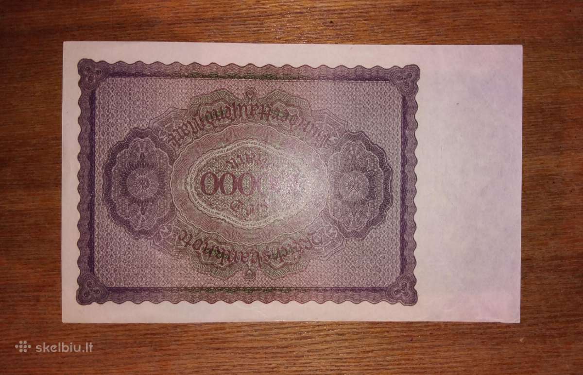 Vokietijos 100.000 markių banknotas - nuotraukos Nr. 2