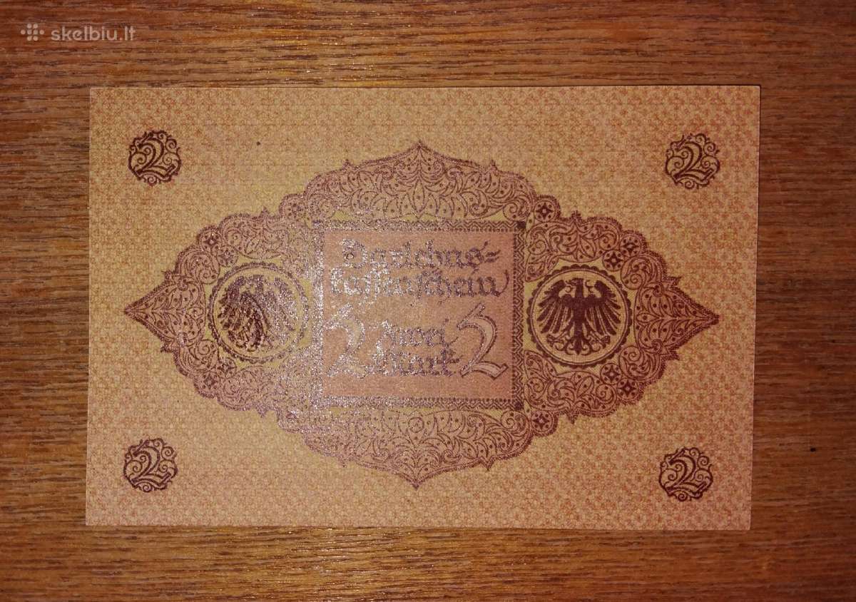 Vokietijos 2 markių banknotas - nuotraukos Nr. 2