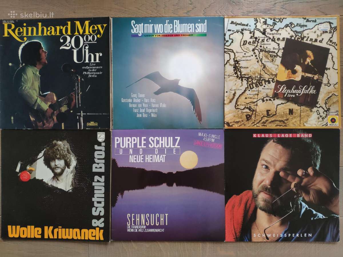 Vinilinės plokštelės vokiečių kalba - nuotraukos Nr. 2
