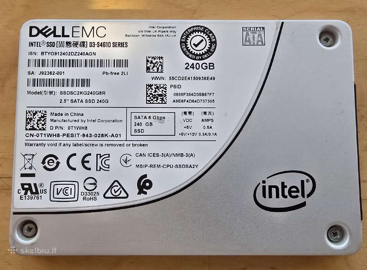 1.8" 2.5" Sata microsata usata SSD 100gb - 8tb - nuotraukos Nr. 5