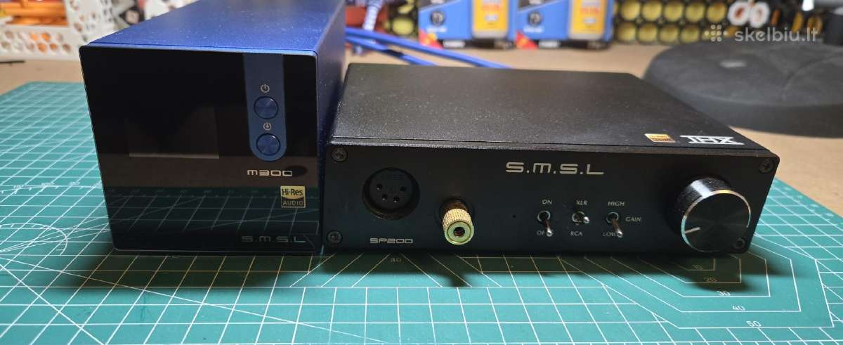 Ausinių stiprintuvas Smsl Sp200 + ir Dac M300