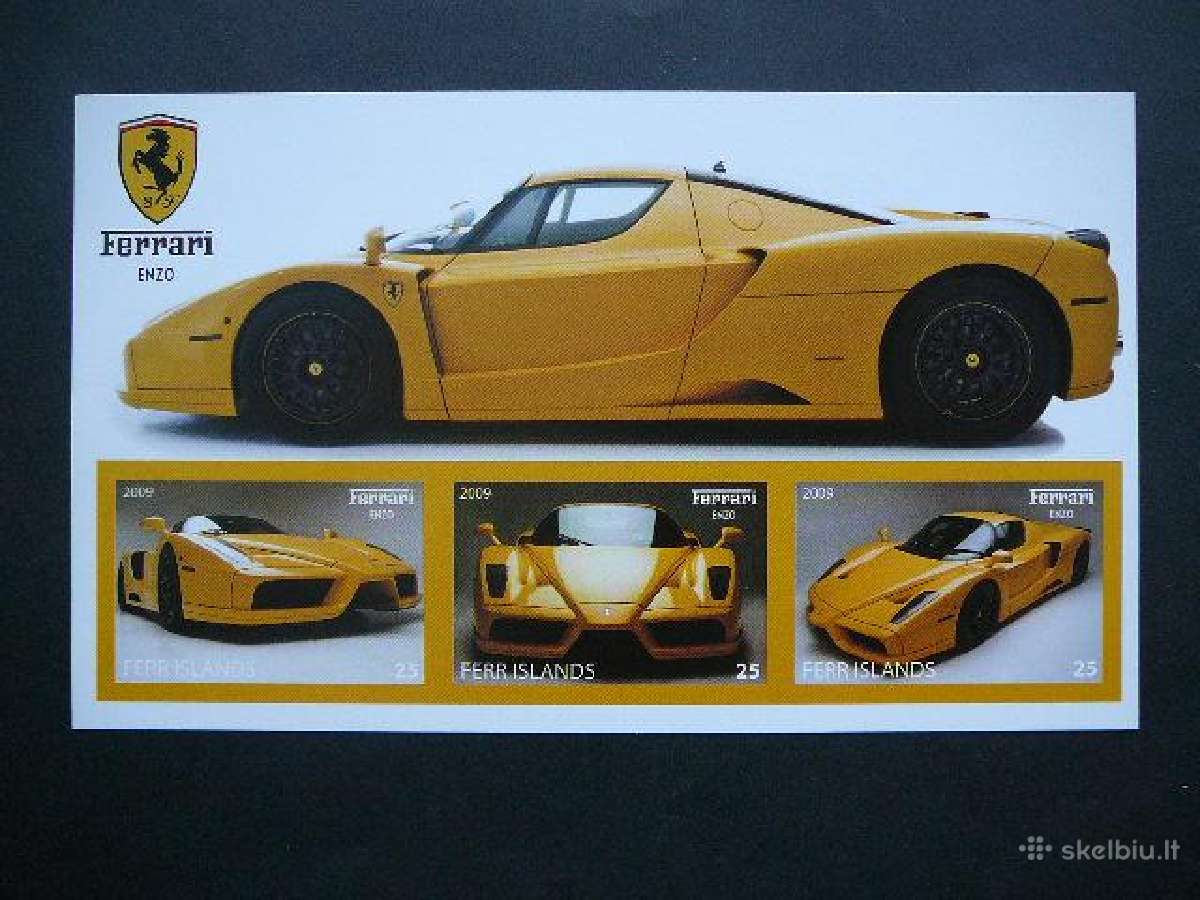 Automobiliai Ferrari 2009 Mnh ff91