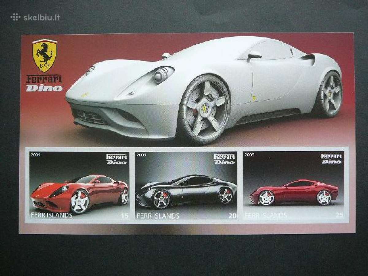 Automobiliai Ferrari 2009 Mnh ff93