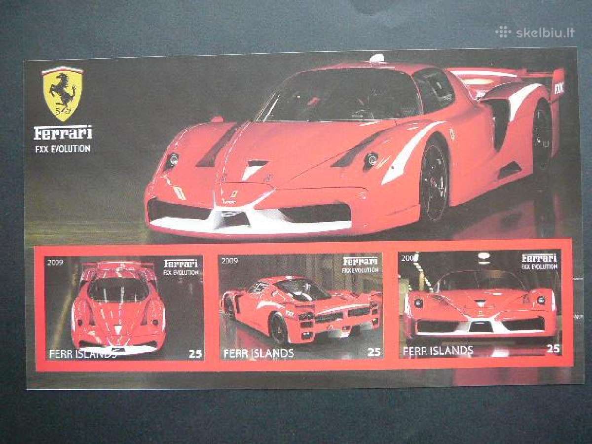 Automobiliai Ferrari 2009 Mnh ff94