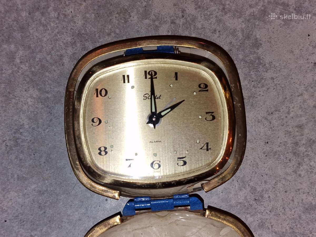 Vintage kelioninis mechaninis žadintuvas „starlet“ - nuotraukos Nr. 3