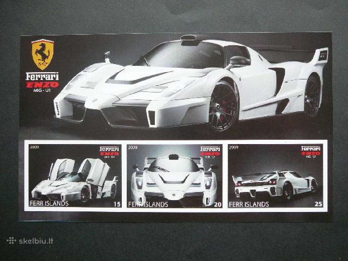 Automobiliai Ferrari 2009 Mnh ff96