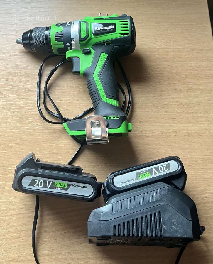 Akumuliatorinis suktukas kawasaki,su priedais
