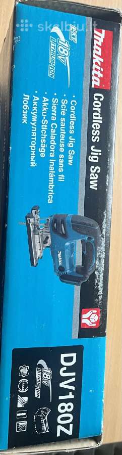 Akumuliatorinis makita siaurapjūklis 18v