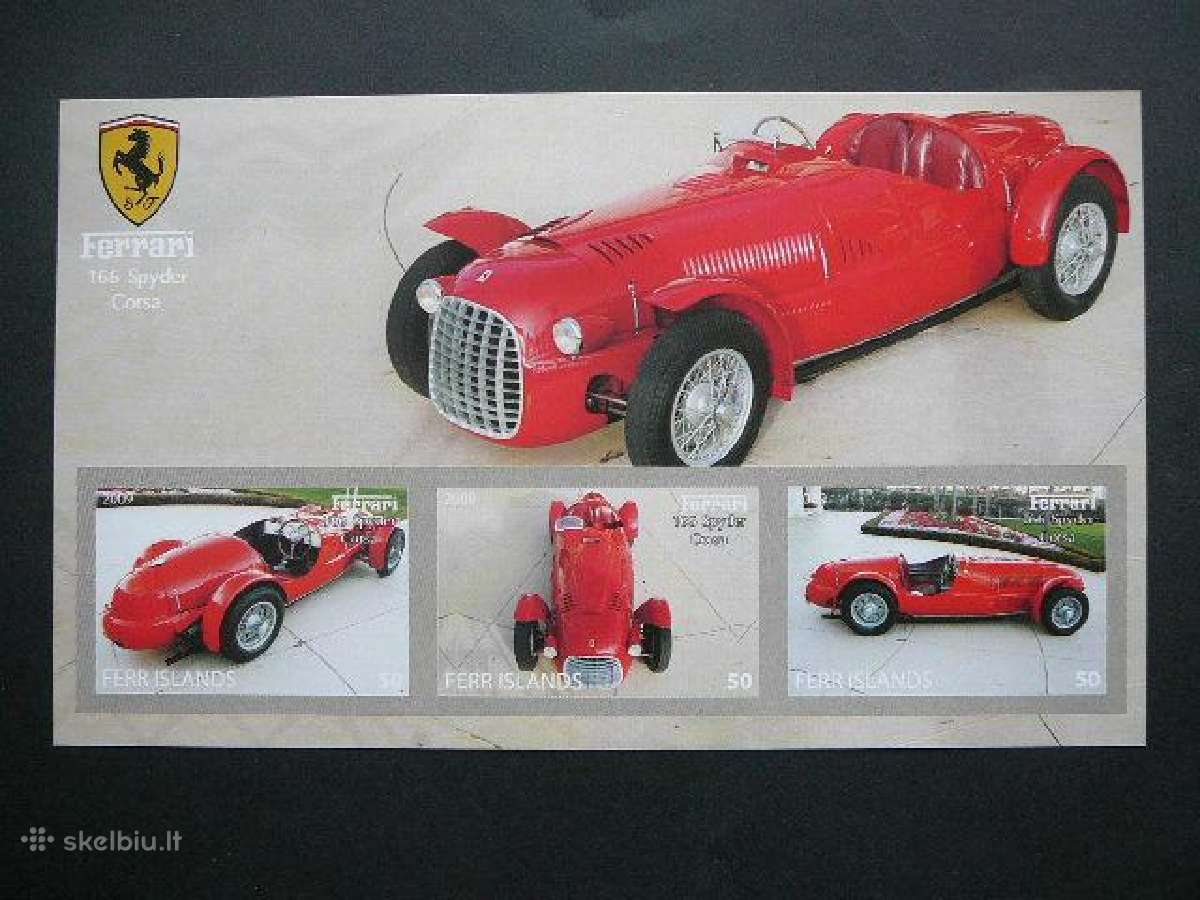Automobiliai Ferrari 2009 Mnh ff508