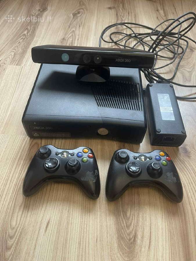 Xbox-360+kinect (atrištas)
