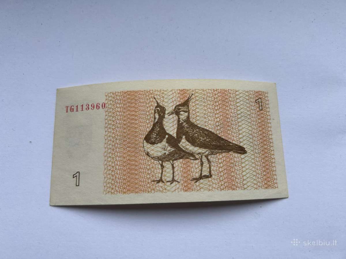 1 talonas 1992 m. Unc - nuotraukos Nr. 2