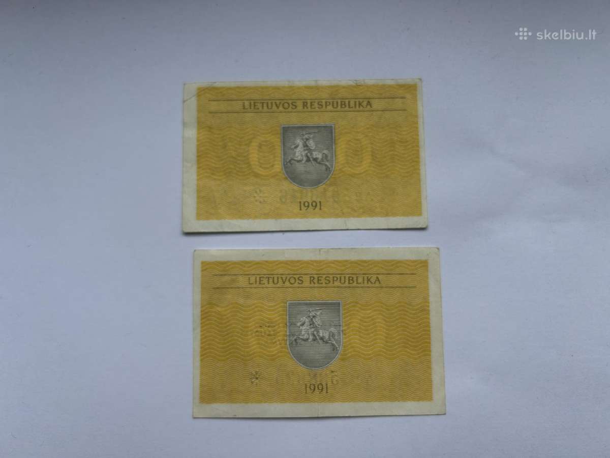 0,1 ir 0,2 talono 1991 m. - nuotraukos Nr. 2