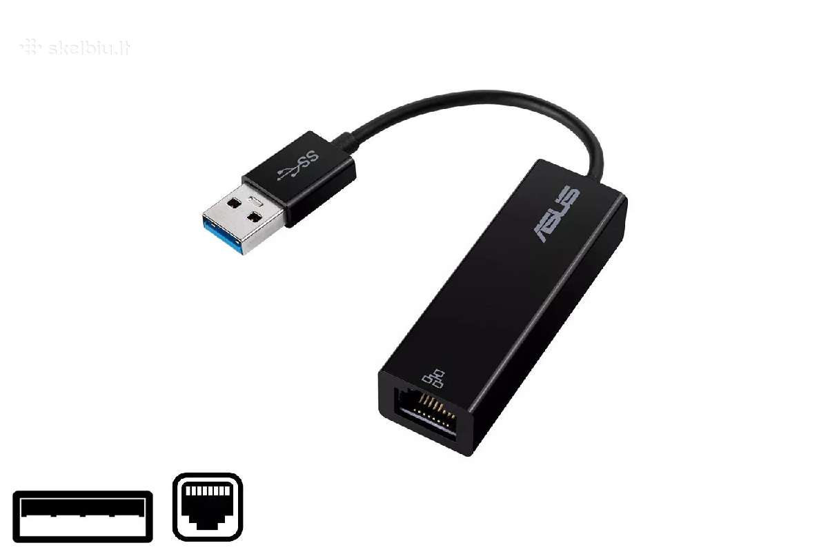 Išorinis Asus Tinklo adapteris Usb 3.0 į Rj45 - nuotraukos Nr. 5