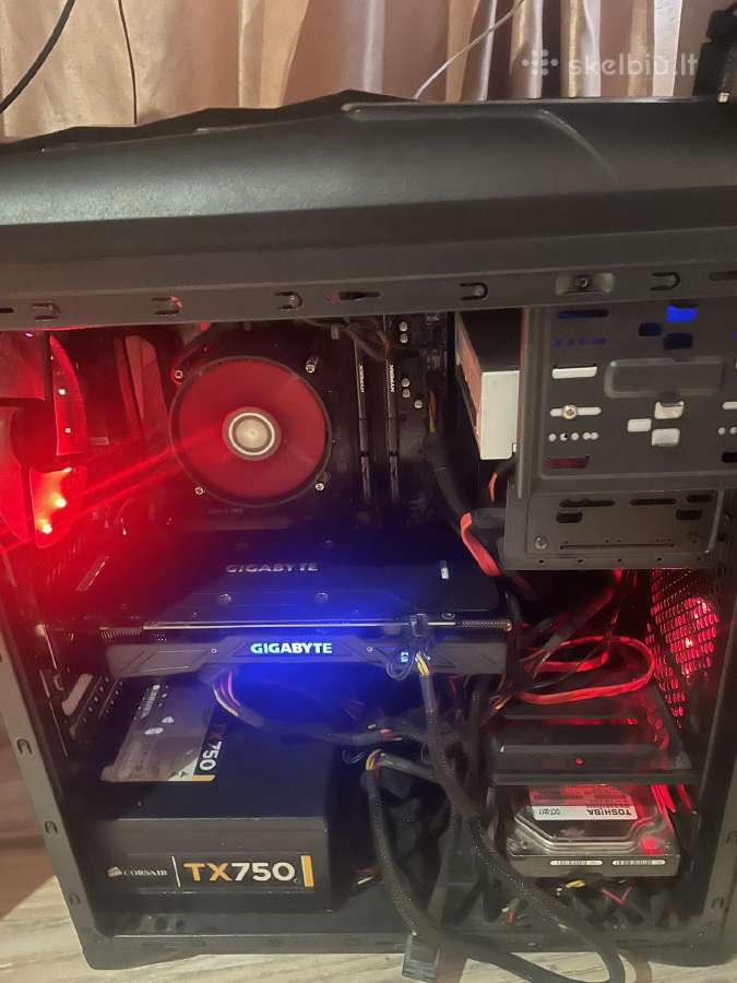 Parduodamas pc bei setupas
