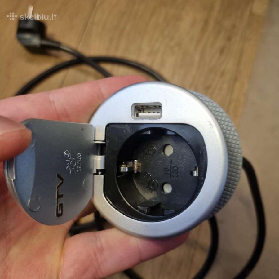 Rozečių blokas N00131 (1 kištukinis + 1 Usb) - nuotraukos Nr. 2