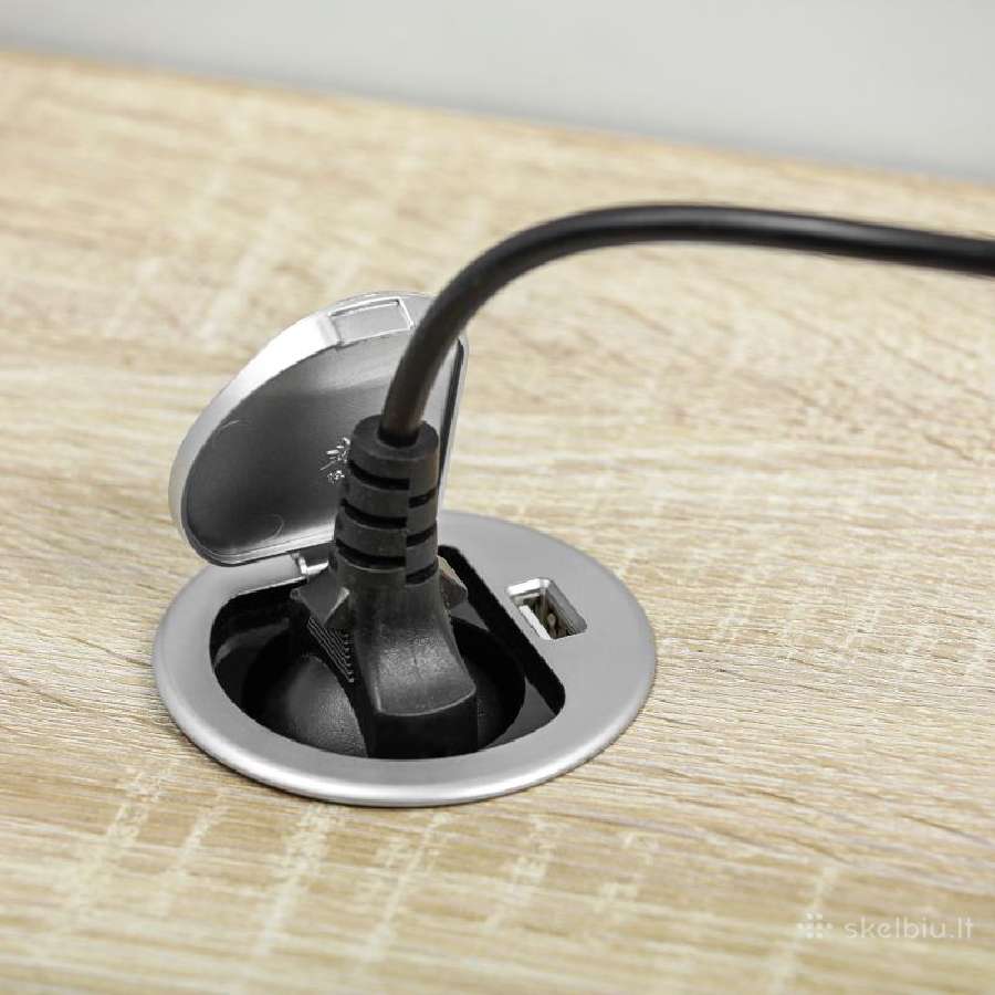 Rozečių blokas N00131 (1 kištukinis + 1 Usb) - nuotraukos Nr. 4