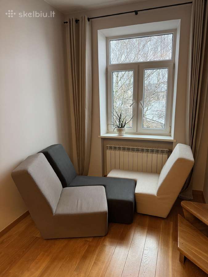 Originalaus dizaino modulinis fotelių komplektas