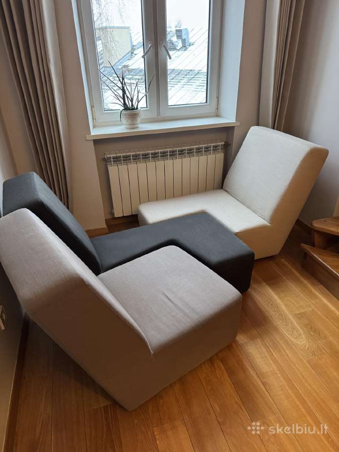 Originalaus dizaino modulinis fotelių komplektas - nuotraukos Nr. 3
