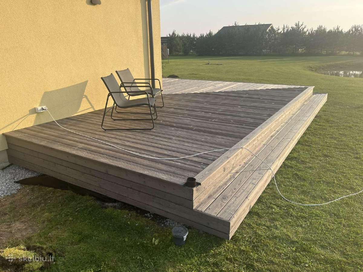 Terasų,sraigtinių pamatų įrengimas - nuotraukos Nr. 23