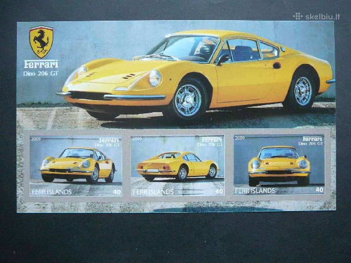 Automobiliai Ferrari 2009 Mnh ff511