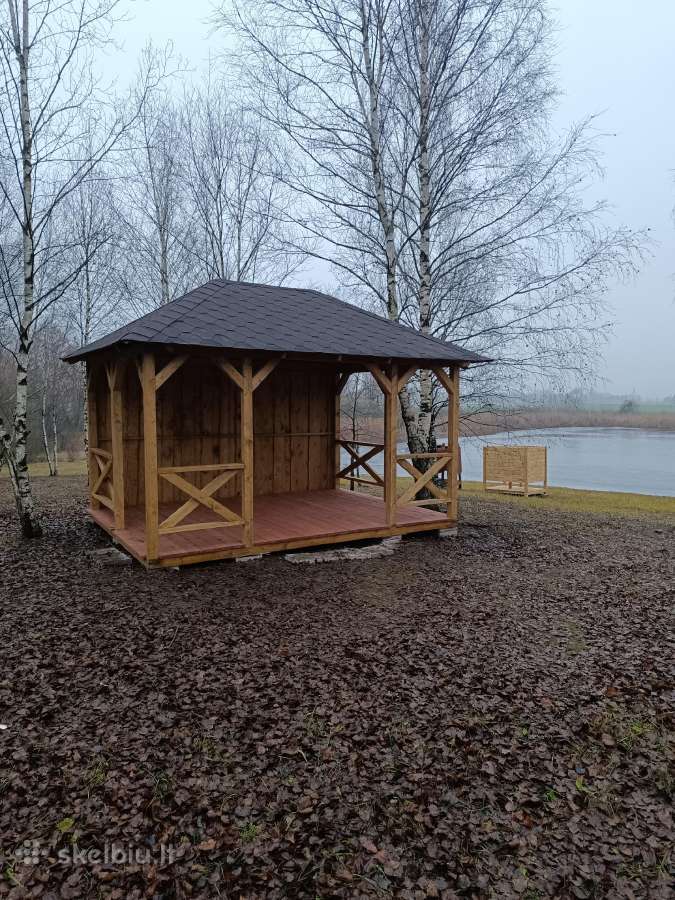 Pavėsinė 3x4 , pavesines, lauko baldai