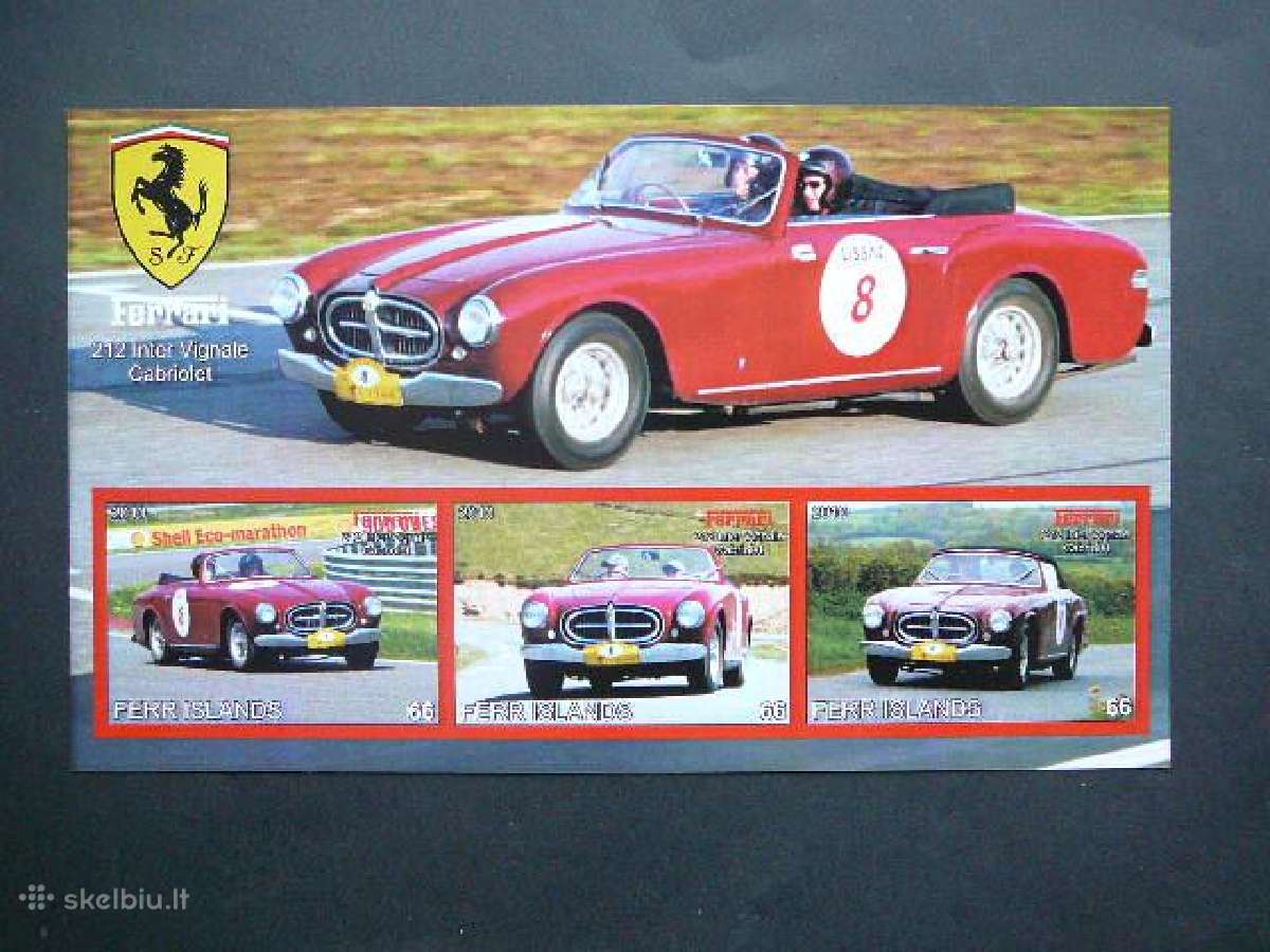 Automobiliai Ferrari 2009 Mnh ff512
