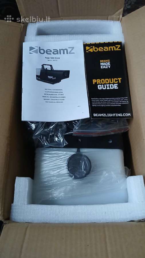 Nauja sniegomasina su LED efektu Dmx1800 su pultel - nuotraukos Nr. 5