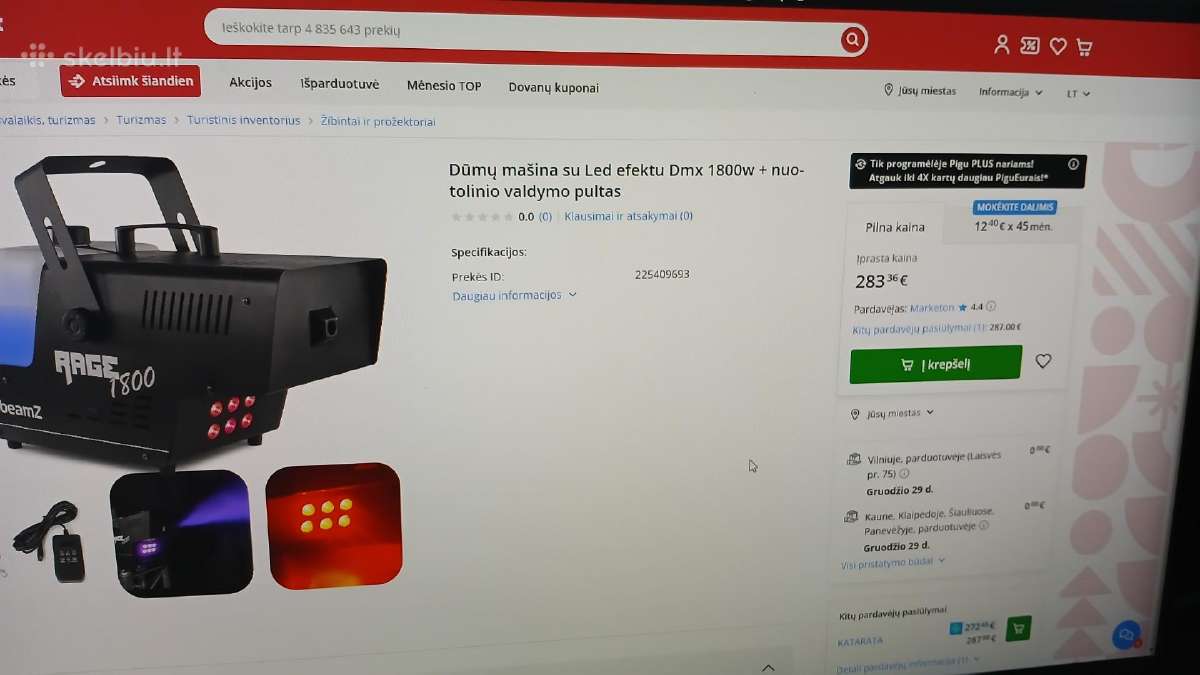 Nauja sniegomasina su LED efektu Dmx1800 su pultel - nuotraukos Nr. 6