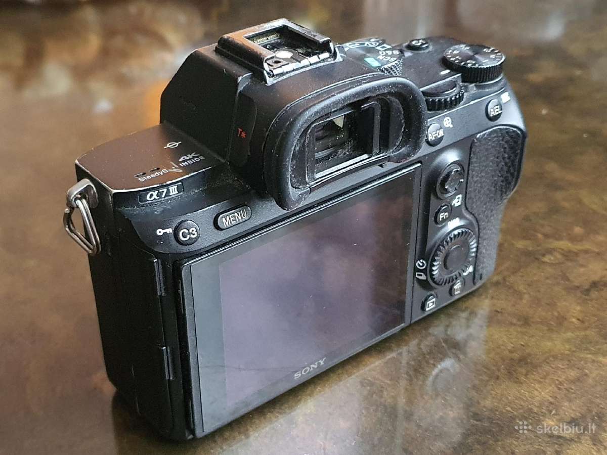 Sony A7 III body – 59 tūkst. kadrų, pilnai veikia - nuotraukos Nr. 2