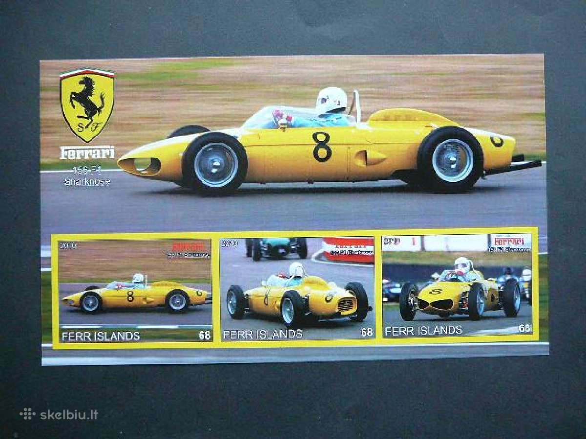 Automobiliai Ferrari 2009 Mnh ff516