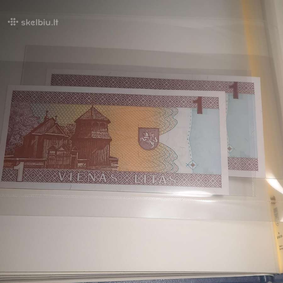 1994 m. 1litas Žemaitė (nebuvę apyvartoj) unc - nuotraukos Nr. 3
