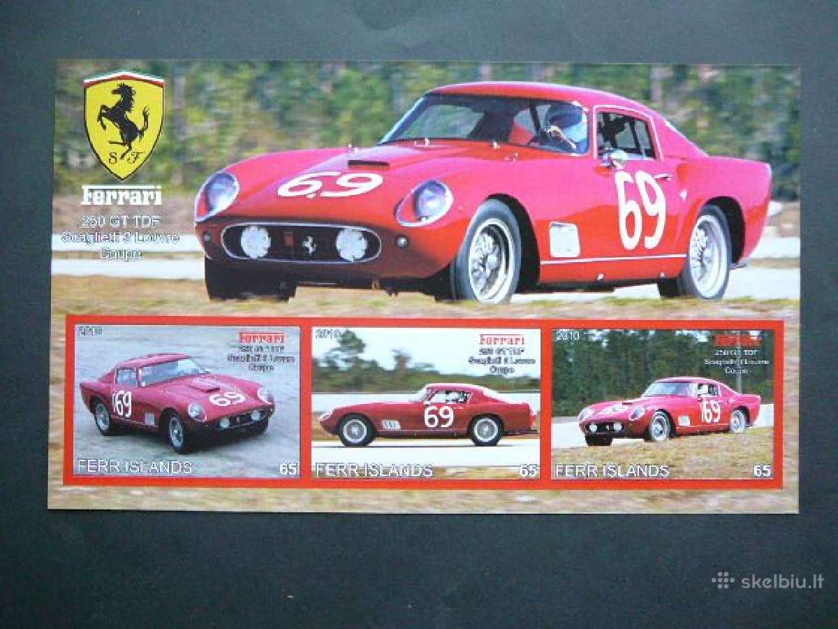 Automobiliai Ferrari 2009 Mnh ff517