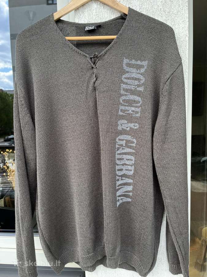 Dolce Gabbana italiskas džemperis naturalus XL