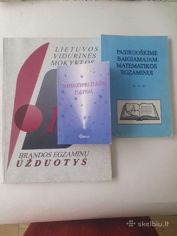 Egzaminų užduotys, pasiruoš. matematikos egz,žodyn - nuotraukos Nr. 2