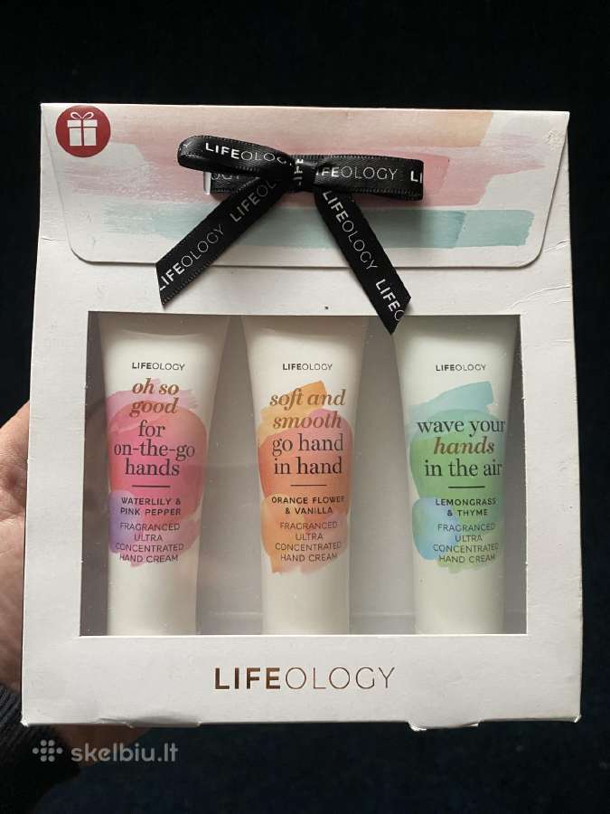 Parduodu naują "Lifeology" rankų kremų rinkinį