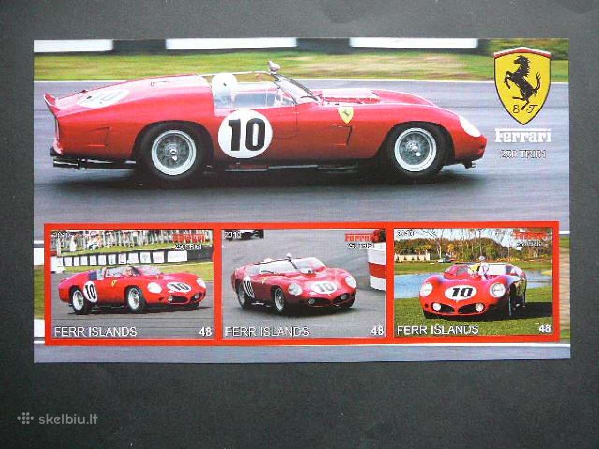 Automobiliai Ferrari 2009 Mnh ff520