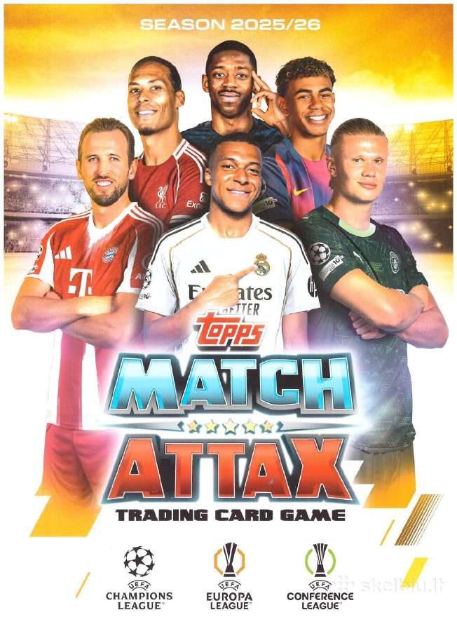 Topps Match Attax 2025/26 kortelės