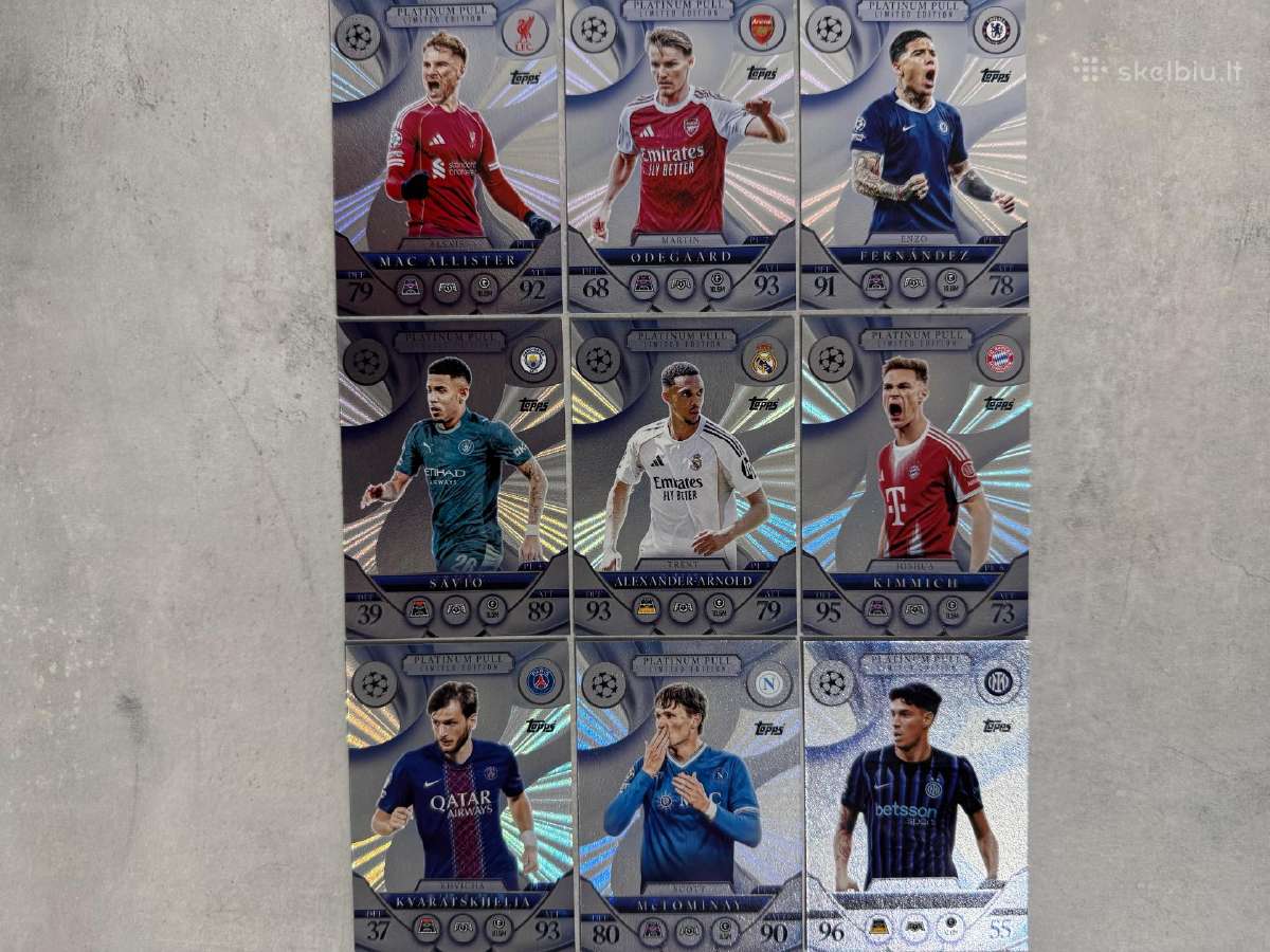 Topps Match Attax 2025/26 kortelės - nuotraukos Nr. 7
