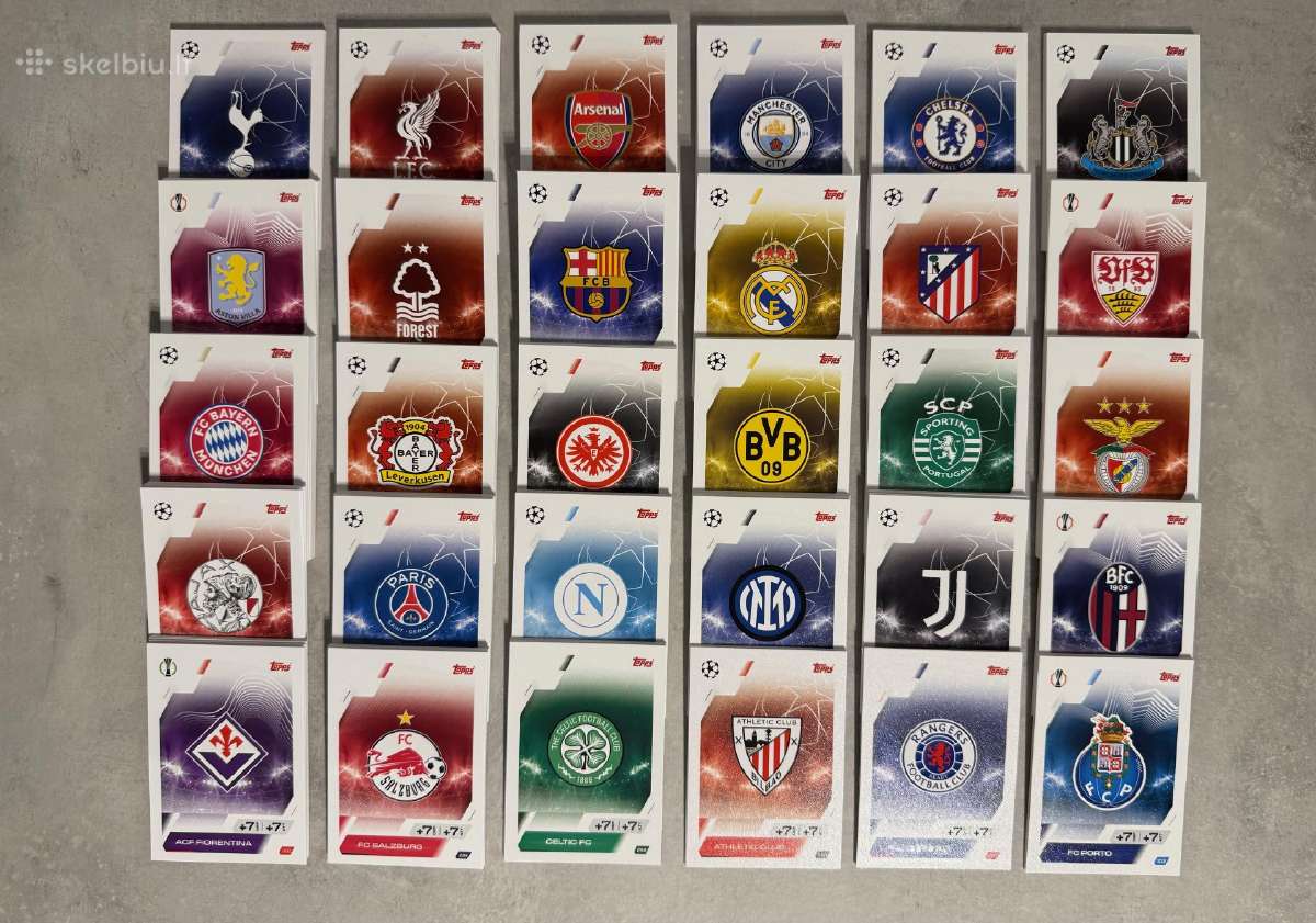 Topps Match Attax 2025/26 kortelės - nuotraukos Nr. 2