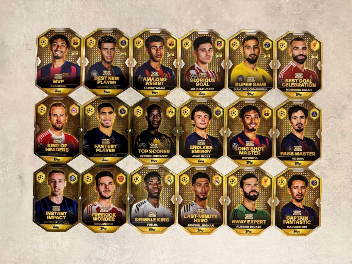 Topps Match Attax 2025/26 kortelės - nuotraukos Nr. 3
