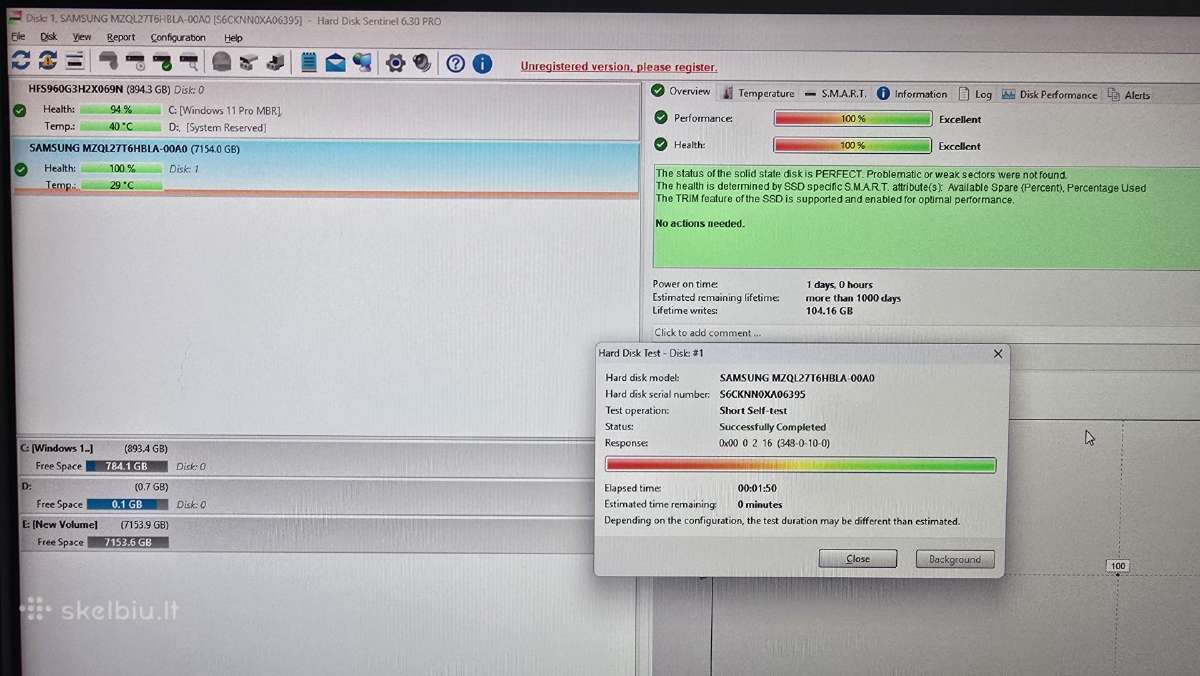 2.5" U.2 U.3 E3.s M.2 Nvme SSD Gen 3.0 4.0 5.0 - nuotraukos Nr. 20