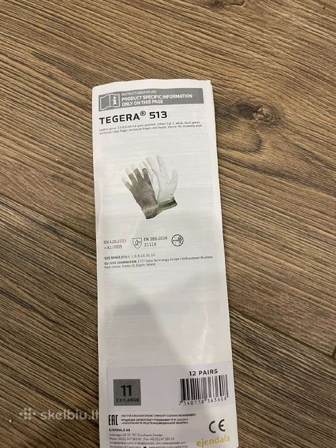 Darbinės pirštinės Tegera 513 - nuotraukos Nr. 3