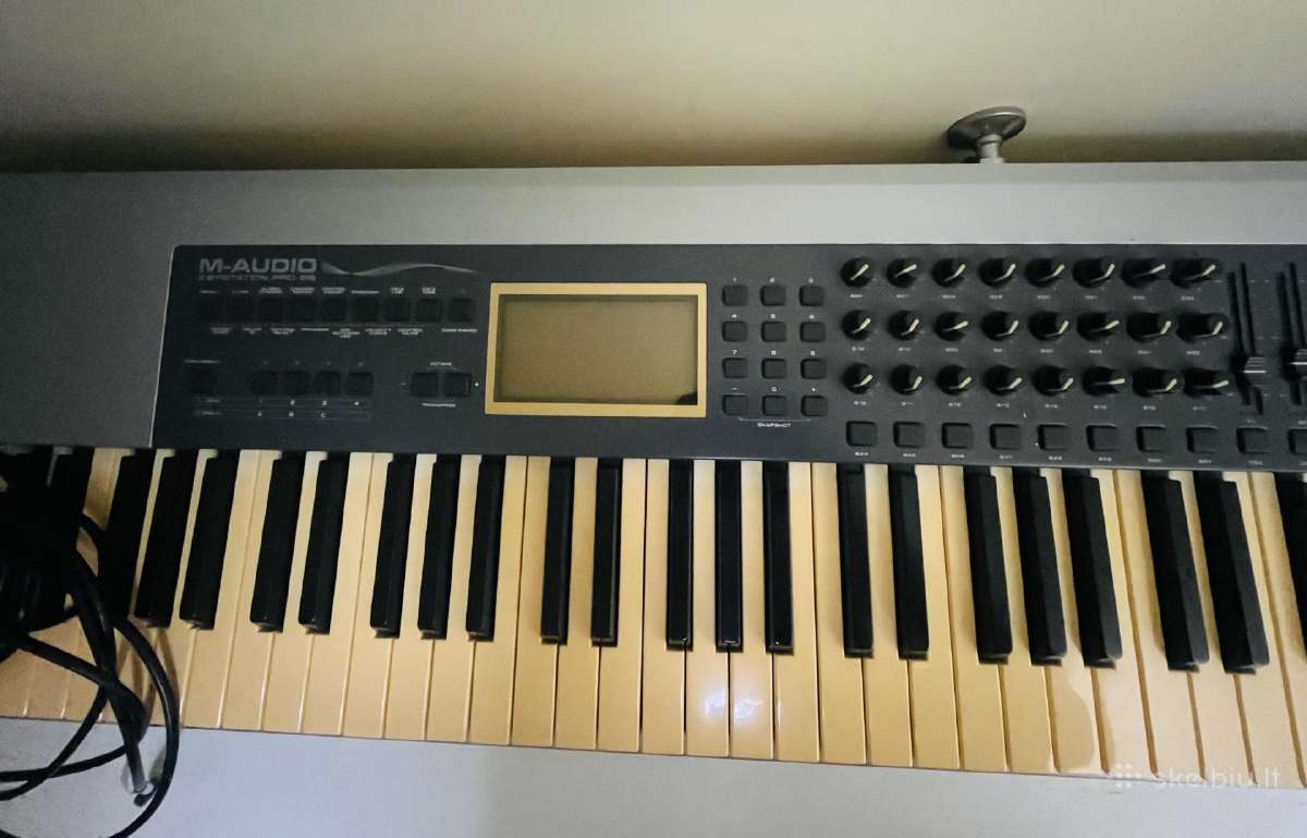 M-audio Keystation Pro 88 usb midi Keyboard - nuotraukos Nr. 7