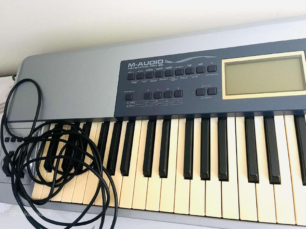 M-audio Keystation Pro 88 usb midi Keyboard - nuotraukos Nr. 10