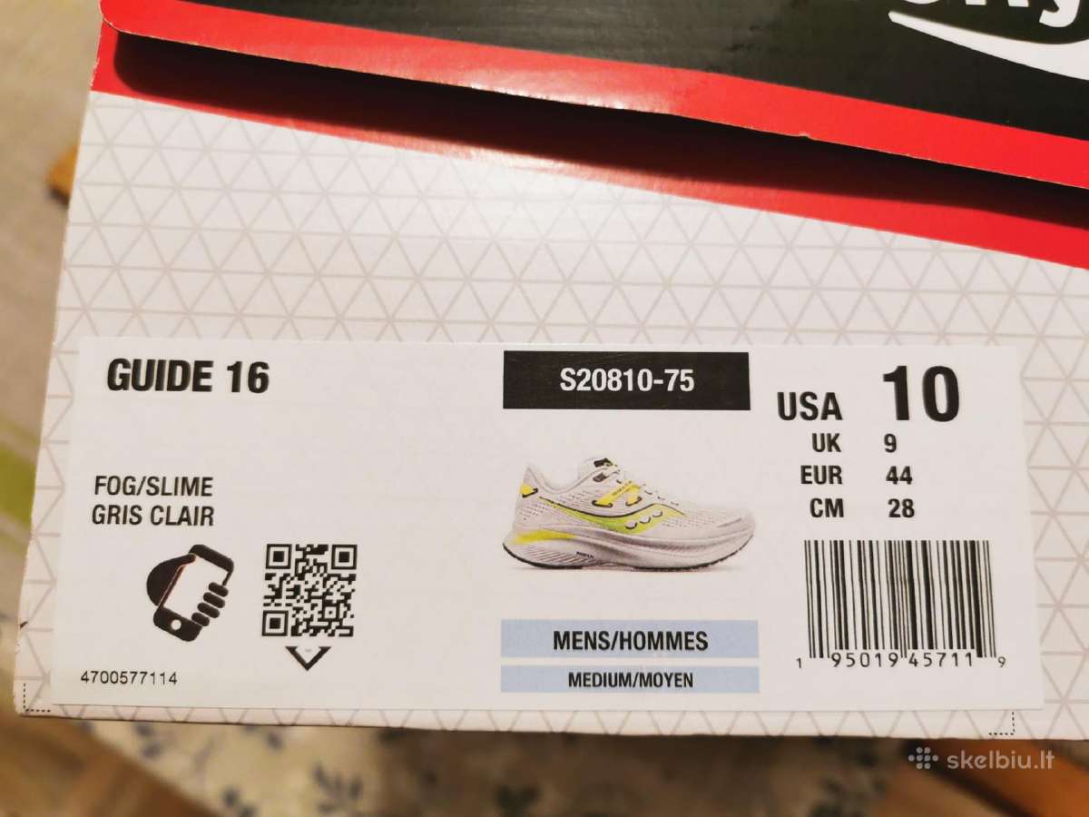 Bėgimo batai Saucony Guide 16, 44 dydis - nuotraukos Nr. 6