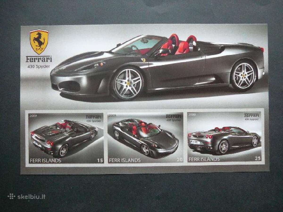 Automobiliai Ferrari 2009 Mnh ff494