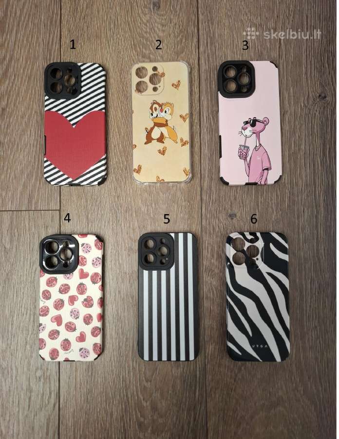 Telefono dėkliukai iPhone 16 Pro Max