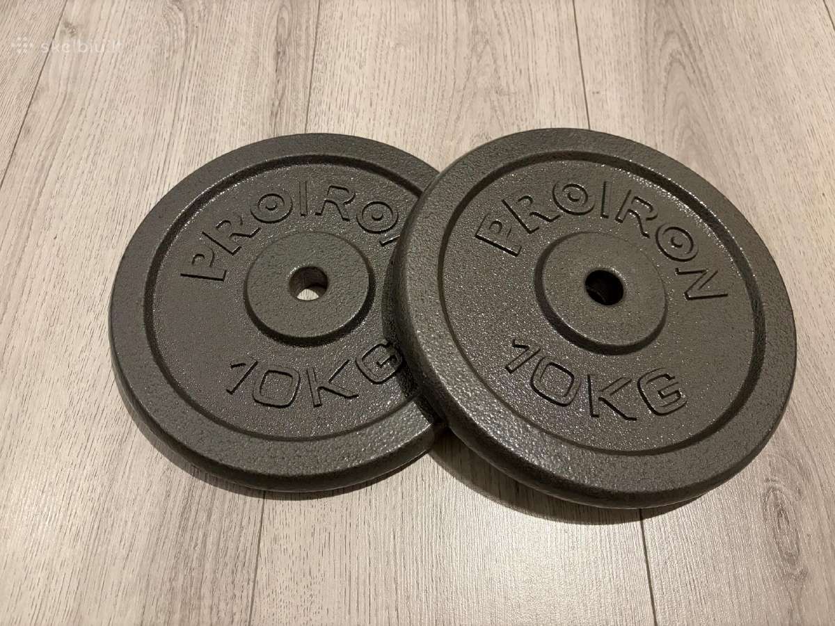 Metaliniai svarmenys 2x10kg