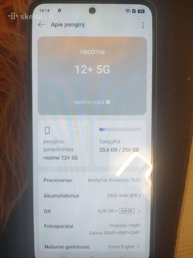 Realme 12+ 5G - nuotraukos Nr. 7